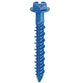 ITW Tapcon 24225 - 1/4" x 2-1/4" Concrete Anchor - Hex Head - Made In USA - Pkg of 25