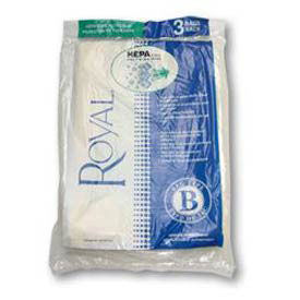 Royal Commercial HEPA-Media Disposable Bags - Type B, 2/Pack - Pkg Qty 12