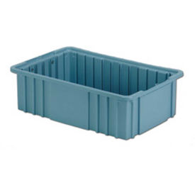 LEWISBins Divider Box, 16-1/2" x 10-7/8" x 5", Light Blue - Pkg Qty 8