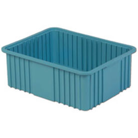LEWISBins Divider Box, 22-3/8" x 17-3/8" x 8", Light Blue - Pkg Qty 4