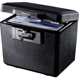 SentrySafe Fire-Safe Security File with Key Lock, 0.6 Cu. Ft. Capacity, Black