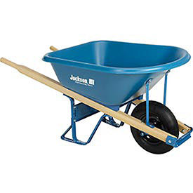 Jackson Professional Tools MP575T22BB Poly Contractor Wheelbarrow 5.75 Cubic Foot