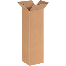 6" x 6" x 20" Tall Cardboard Corrugated Box - Pkg Qty 25