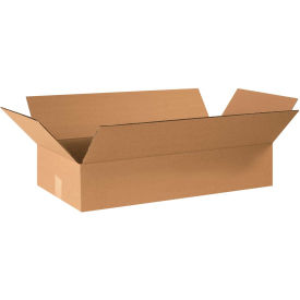 24" x 12" x 4" Flat Cardboard Corrugated Boxes - Pkg Qty 25