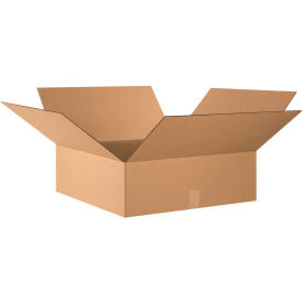 Flat Cardboard Corrugated Boxes, 24" x 20" x 8" - Pkg Qty 20