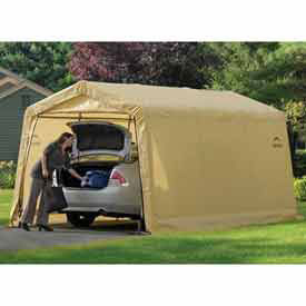 AutoShelter Instant Garage, 10x15, Tan