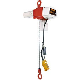 ED Dual Speed Electric Chain Hoist - 250 lbs, 120V, 26/10 ft/min, 10' Lift