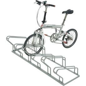 Low Profile Bike Rack, Single Sided Version, 6-Bike Capacity