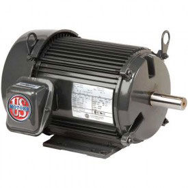 US Motors Unimount TEFC T1P1A, 3-Phase, 1 HP, Unimount, 3450 RPM Motor, TEFC