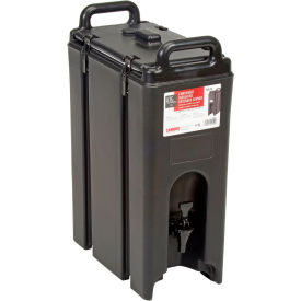 Cambro 500LCD110 - Camtainer Beverage Carrier, 4-3/4 Gallon, 16-1/2"D x 9"W x 24-1/4"H, Black