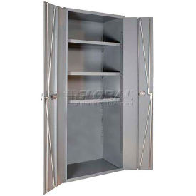 Durham Heavy Duty Storage Cabinet 3951-3S-95 - 3-Shelf Bi-Folding Door 36"W x 24"D x 72'H