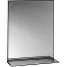 Bobrick Channel Frame Mirror/Shelf Combination 18" x 24"