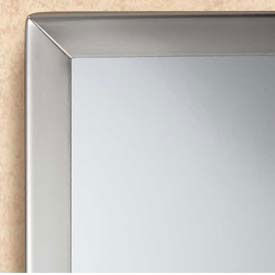 Bobrick Channel-Frame Mirror, 18"W x 24"H