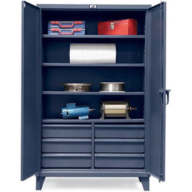 STRONG HOLD Ultra-Capacity Cabinet with Drawers - 48x24x78"