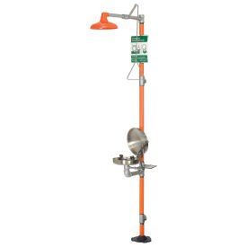 Guardian Equipment G1902BC Safety Station with Eye Wash Stainless Steel Bowl and Cover
