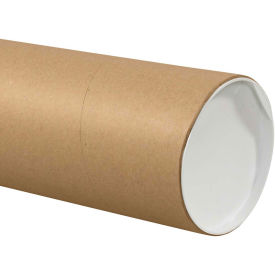 Boxes & Cartons, Mailing Tubes, Heavy-Duty Mailing Tube with Cap,  48"L x 6" Dia., Kraft