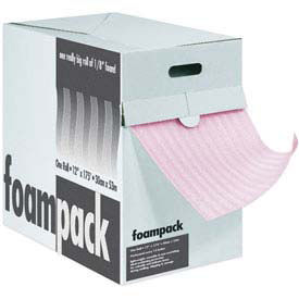 12"W x 175'L Air Foam Anti-Static Dispenser Packs, 1/8" Thickness, Pink