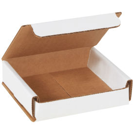 4"x4"x1" Corrugated Mailer, White - Pkg Qty 50