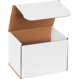 8"x6"x6" Corrugated Mailer, White - Pkg Qty 50