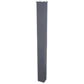 43"H In-Ground Steel Mounting Post, Granite