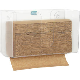TrippNT 51912 Single Dual-Dispensing C-Fold/Multifold Paper Towel Holder/Dispenser