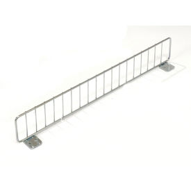 Lozier SWD316-ZNC Wire Shelf Divider, 16"L  x 3"H