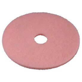 3M™ Eraser™ Burnish Pad 3600, 20", 5/Case, Pink