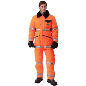 RefrigiWear L2 HiVis Minus 50 Suit Regular, HiVis Lime-Yellow, Large