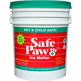 Safe-Paw 41035 Ice Melt 35 Lb. Pail, Melts Ice To -2°F/-19°C
