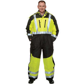 Occunomix Speed Collection Premium Cold Weather Coverall, Hi-Viz Yellow, 3XL