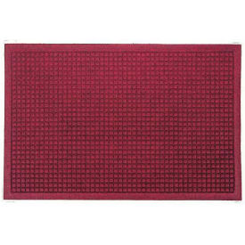 Waterhog Fashion Mat, 6' x 8' x 3/8", Red/Black