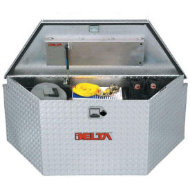 DELTA 410000D 48"L Bright Aluminum Trailer Tongue Box