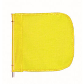 Checkers Heavy Duty Flag, 16"x16" Yellow, FS9024-16-Y