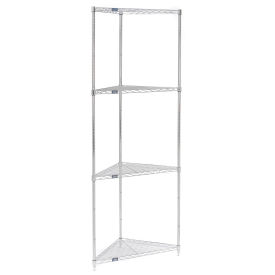 Nexel 796557 Nexel Corner Wire Shelving 24"W x 18"D x 86"H