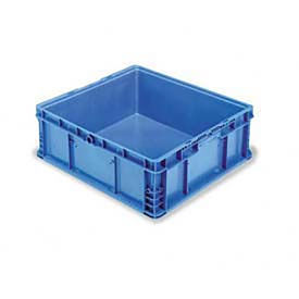 ORBIS Stakpak Modular Straight Wall Container, 24"L x 22-1/2"W x 8-11/16"H, Blue