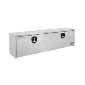 Aluminum Underbody Truck Box, 18" x 18" x 60", Gray