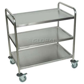 Luxor ST-3. LUXOR Stainless Steel Transport Cart, 37"H