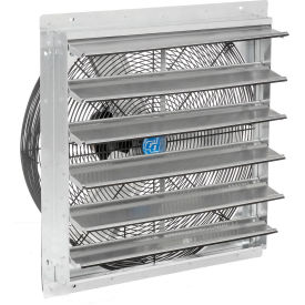 Direct Drive Exhaust Ventilation Fan With Shutter 24" 2-Speed With Hardware, Steel/Aluminum
