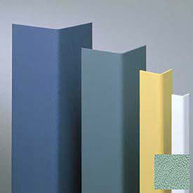 Surface Mounted Corner Guard, 90°, 1-1/2" Wings, 4'H, Pale Jade, Undrilled Vinyl