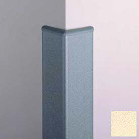Corner Guard 90°, 3'' Wings, 12'H W/Caps, Pale Yellow