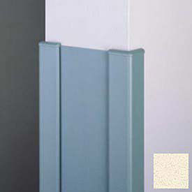 End Wall 90° Corners, 2'' Wings, 8'H W/Caps, 6"W, Porcelain, Aluminum