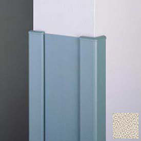 End Wall 90° Corners, 2'' Wings, 8'H W/Caps, 6"W, Khaki Brown, Aluminum