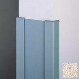 End Wall 90° Corners, 2'' Wings, 12'H, Caps, 6"W, Beige Desert, Recycled Vinyl