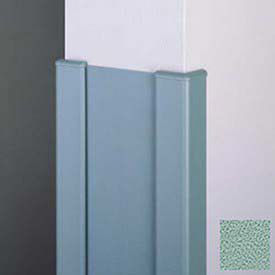 End Wall 90° Corners, 2'' Wings, 12'H W/Caps, 6"W, Sage GRN, Aluminum