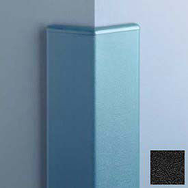 Corner Guard 135°, 3'' Wings, 4'H W/Caps, Black