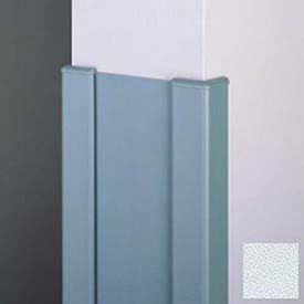 End Wall 90° Corners, 2'' Wings, 4'H W/Caps, 6"W, BL Ice, Recycled Vinyl