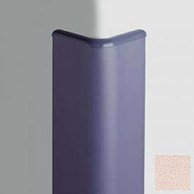 Corner Guard Bullnose 90°, 3'' Wings, 12'H W/Caps, Ecru