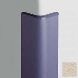 Corner Guard Bullnose 90°, 3'' Wings, 4'H W/Caps, Bone
