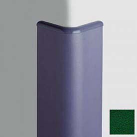 Corner Guard Bullnose 90°, 3'' Wings, 12'H W/Caps, Hunter GRN