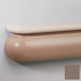 Returns For Crescent Series Handrail, Vinyl, Cafe Au Lait